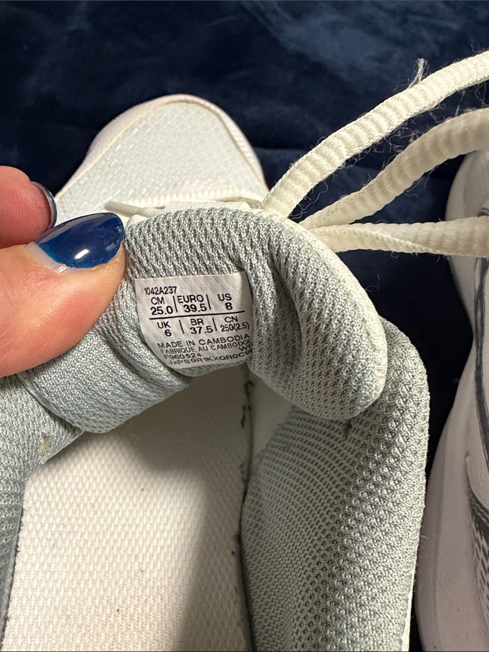 ASICS White and Light Gray Women's Shoes - Picture 3 of 9